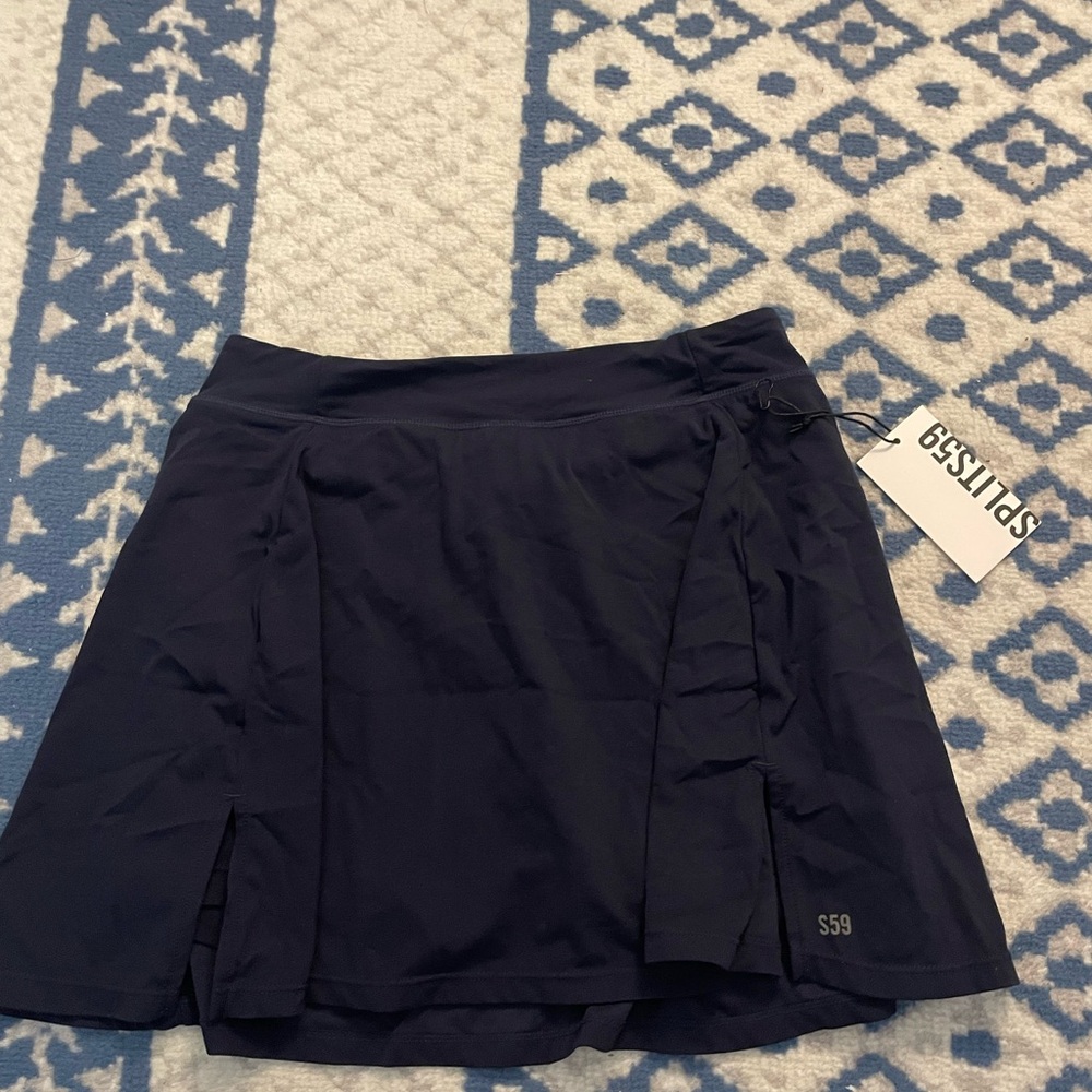 Splits 59 Navy Athletic Skort
